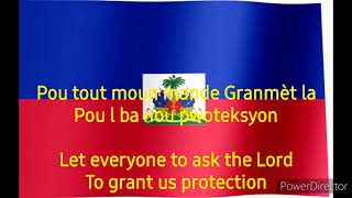 National Anthem of Haiti CREOLE Version HCREN [upl. by Aneleiram]