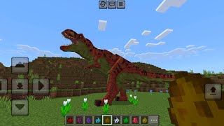 Dinosaurs Time ADDON UPDATE in Minecraft PE [upl. by Stella534]