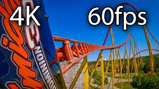 Intimidator 305 horizon leveled front seat onride 4K POV 60fps Kings Dominion [upl. by Amiaj]