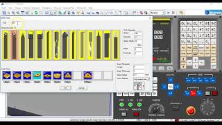 1 10 setting tool Simulator CNC Swansoft Fanuc OiT [upl. by Niwled630]