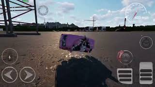 Mr Bean car crash  WDAMAGE car crash engine [upl. by Aztinad]