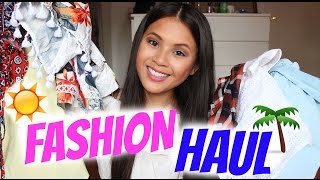 XXL SUMMERTRY ON FASHION HAUL 2015  Nhitastic [upl. by Maxim]