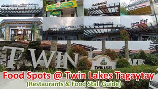 Where to EAT in Twin Lakes Tagaytay Restaurants amp Food Stall Guide [upl. by Einnalem]