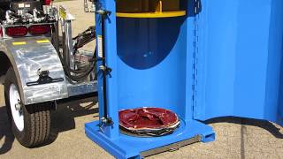 Drum Crusher Barrel Compactor [upl. by Ramirol415]