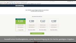 Auxmoney Kreditantrag Ablauf [upl. by Greerson]