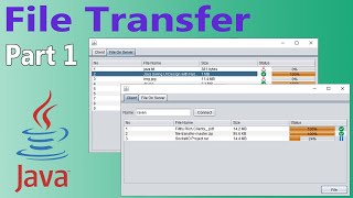 File Transfer  Java Socket Programming  Part 1 [upl. by Nadoj]