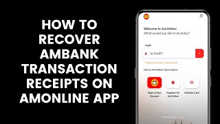 How to Recover Old or Lost AmBank Transaction Receipts on AmOnline App [upl. by Buddie527]