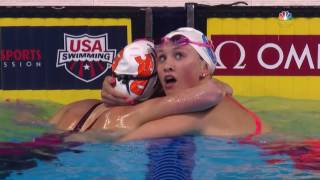 Olympic Swimming Trials  Cammile Adams Disqualification Overturned [upl. by Aieken]