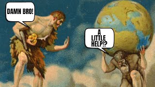 The Story of Atlas from Greek Mythology  Mythical Madness [upl. by Tedder]