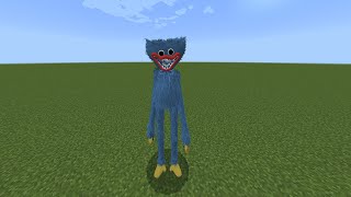 I Made Realistic Huggy Wuggy in Minecraft [upl. by Ynnaj]