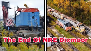 Historic Train Engines Scrapped The End of NRE Dixmoor [upl. by Ettebab]