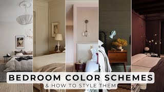 12 Bedroom Colour Schemes amp How To Choose The Perfect Palette For Your Bedroom [upl. by Eleahcim]