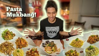 Ultimate Pasta Mukbang at Pastamania Singapore [upl. by Crist]