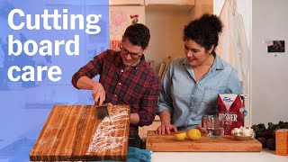 How to Care for Wood Cutting Boards [upl. by Bryna]