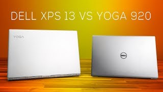 Dell XPS 13 8TH GEN vs Lenovo Yoga 920 Review [upl. by Irrab]