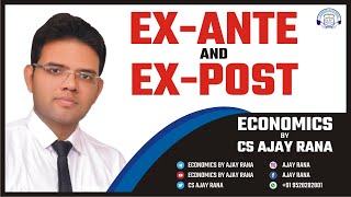 Ex Ante amp Ex Post  AD amp AS Analysis  MACROECONOMICS [upl. by Rolland]