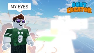 Attempting The Worlds Brightest Obby Roblox Obby Creator [upl. by Meill163]