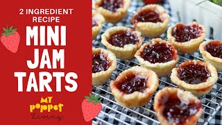 Easy Jam Tarts Recipe [upl. by Wennerholn]