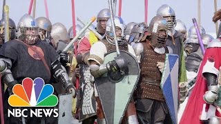 For Glory amp Honor Medieval Reenactors Go To Battle  Originals  NBC News [upl. by Truk]