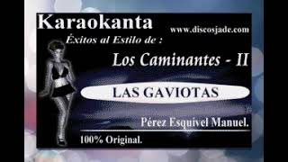 LAS GAVIOTAS KARAOKE LOS CAMINANTES [upl. by Durr]