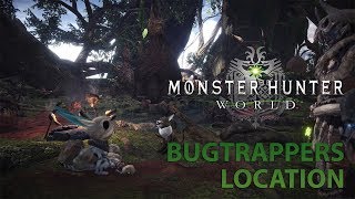 Bugtrappers Location Ancient Forest Palicos  Monster Hunter World [upl. by Trebmal801]