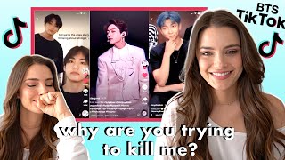 Reacting to Viral BTS TikToks  JK focus [upl. by Savadove367]