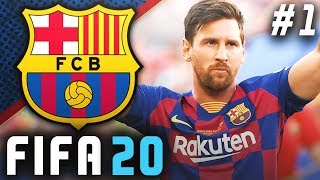 FIFA 20 Barcelona Career Mode EP1  Our Journey Begins New Signings [upl. by Katha692]