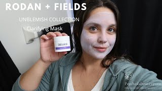 I pamper myself with the Rodan  Fields Unblemish Clarifying Mask [upl. by Keldah]