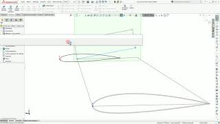 5 Tuto avion RC SolidWorks Modelisation aile Partie 1 [upl. by Regni]