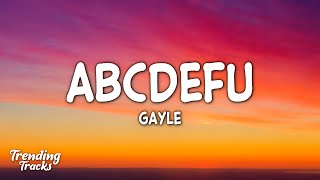 GAYLE  abcdefu angrier Lyrics [upl. by Olvan]