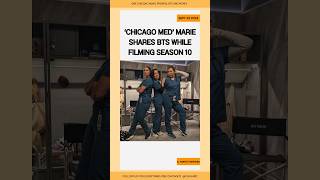 Chicago Med Marie Tredway Shares BTS while Filming Season 10 chicagomed [upl. by Hanforrd636]