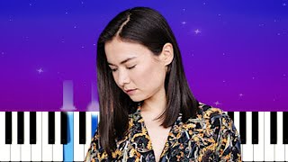 Mitski  Last Words of a Shooting Star Piano tutorial [upl. by Rockie]