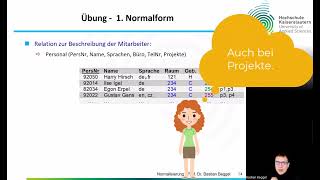 Datenmodellierung 0201  Normalisierung  Einführung in die ersten drei Normalformen [upl. by Merchant]