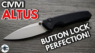 Civivi Altus Button Lock Folding Knife  Overview and Review [upl. by Nolly436]