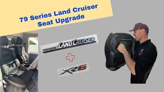 HDJ79 Series Land Cruiser Seat Upgrade UNDER 1000 [upl. by Ahsilrac]