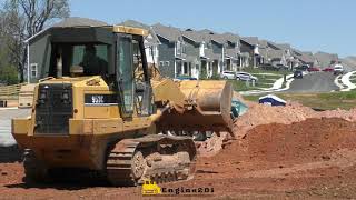 Caterpillar 953 Tracked Loader Backfilling [upl. by Utta]