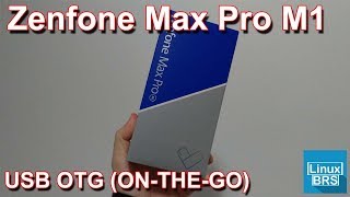 Asus Zenfone Max Pro M1  USB OTG ONTHEGO  PTBR Português [upl. by Novak]