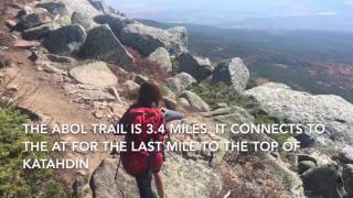 Hiking up Katahdin on the Abol Trail [upl. by Assillim]