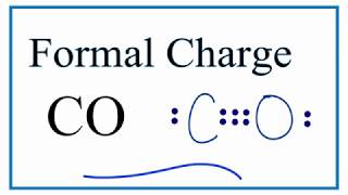 How to Calculate the Formal Charges for CO Carbon Monoxide [upl. by Ginder]