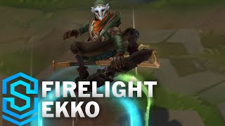 Firelight Ekko Skin Spotlight  PreRelease  League of Legends [upl. by Baudoin33]