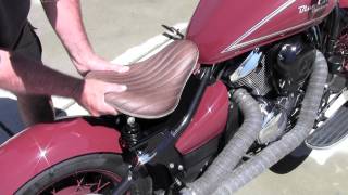 Kawasaki Vulcan 900 Bobber Kit Walkaround [upl. by Ahtnamas]