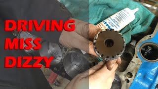 Installing the distributor and oil pump drive gear  Mopar 59 Magnum Build 10 [upl. by Leibrag681]