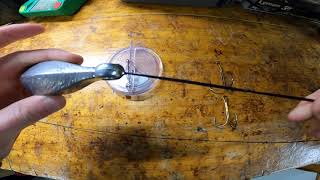 Quick amp Easy way to tie a snagging rig for Spoonbill [upl. by Wie597]