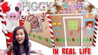 Roblox PIGGY In Real Life  ProHacker Trapped us in a Giant Box Fort [upl. by Agle5]