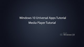 Windows 10 Universal Apps  Drawing Tutorial [upl. by Annej803]