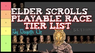 Dagoth Urs Playable Race Tier List [upl. by Severen]