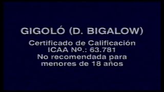 GIGOLÓ DEUCE BIGALOW 1999  Intro VHS España [upl. by Agata]