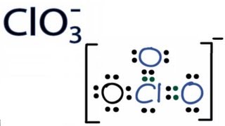 ClO3 Lewis Structure  How to Draw the Lewis Structure for ClO3 Chlorate Ion [upl. by Breena]