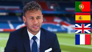 Neymar Speaking 4 Different Languages [upl. by Kasper745]