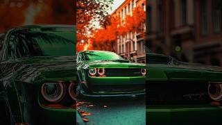 Green Doghe challenger in an autumn attitude picture video 💯👍subscribe shortvideo edit [upl. by Ecenahs404]